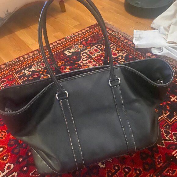 Gorgeous Vintage Coach Leather Weekender Bag Perfect Condition - Picture 2 of 4